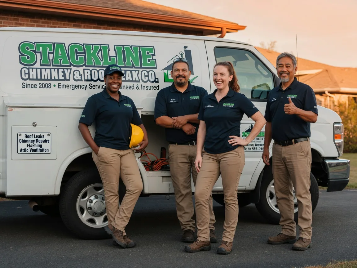 Chimney flashing repair company in Akron, PA